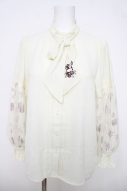 画像1: axes femme / 眠れる森の美女ブラウス M 生成り Y-26-03-28-009-AX-BL-SZ-ZY