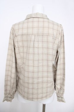 画像2: axes femme / ネクタイ付きブラウス M ベージュ Y-26-03-28-012-AX-BL-SZ-ZY