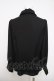 画像2: axes femme / レースケープ風リボン付きブラウス M 黒 Y-26-03-28-015-AX-BL-SZ-ZY (2)