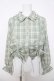 画像1: axes femme / ショート丈ドロストブラウス F ミント Y-26-03-28-017-AX-BL-SZ-ZY (1)