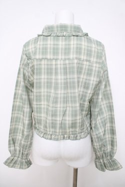 画像2: axes femme / ショート丈ドロストブラウス F ミント Y-26-03-28-017-AX-BL-SZ-ZY