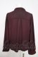 画像2: axes femme / 刺繍入りボータイブラウス M ワイン Y-26-03-28-018-AX-BL-SZ-ZY (2)
