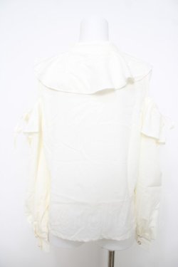 画像2: axes femme POETIQUE / 2wayオフショルブラウス M 生成り Y-26-03-28-024-AX-BL-SZ-ZY