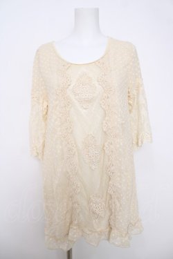 画像1: axes femme / カットドビーワンピース M 生成り Y-26-03-28-031-AX-TO-SZ-ZY