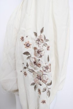 画像3: axes femme / 袖刺繍トップス M 生成り Y-26-03-28-035-AX-TO-SZ-ZY