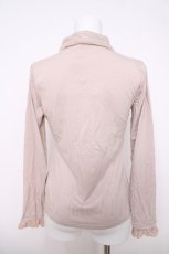 画像2: axes femme / レース使いブラウス風プルオーバー M ベージュ Y-26-03-28-039-AX-TO-SZ-ZI (2)