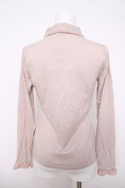 画像2: axes femme / レース使いブラウス風プルオーバー M ベージュ Y-26-03-28-039-AX-TO-SZ-ZY