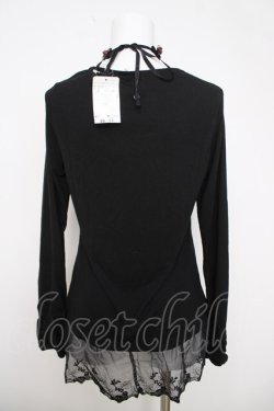 画像2: axes femme / ストラップ付インナープルオーバー M 黒 Y-26-03-28-042-AX-TO-SZ-ZY