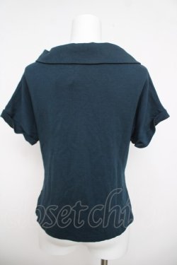 画像2: an another angelus / スカラップ衿フレンチスリーブT F グリーン Y-26-03-30-051-CA-TO-SZ-ZY