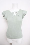 willselection / ラメカットソー  ミント Y-26-03-30-054-LO-TO-SZ-ZY