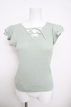 画像1: willselection / ラメカットソー  ミント Y-26-03-30-054-LO-TO-SZ-ZY
