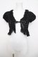 画像1: Emily Temple cute / 水玉カットレースボレロ  黒 Y-26-03-30-055-ET-TO-SZ-ZY (1)