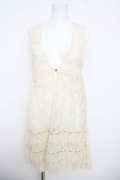 axes femme / 総レースジレ  生成り Y-26-03-30-059-AX-TO-SZ-ZY