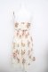 画像2: axes femme / 総花柄フレアーAラインワンピース  生成り Y-26-03-30-065-AX-OP-SZ-ZY (2)