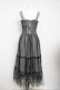画像2: axes femme POETIQUE / ギンガムシャーリングワンピース  黒 Y-26-03-30-066-AX-OP-SZ-ZY (2)