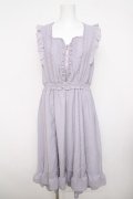 axes femme / ジップデザインワンピース  ラベンダー Y-26-03-30-067-AX-OP-SZ-ZY