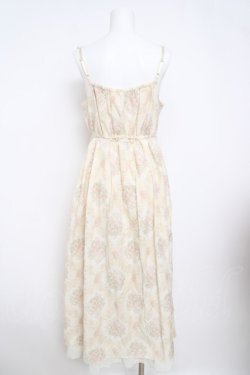 画像2: axes femme / 総柄マキシワンピース  生成り Y-26-03-30-069-AX-OP-SZ-ZY