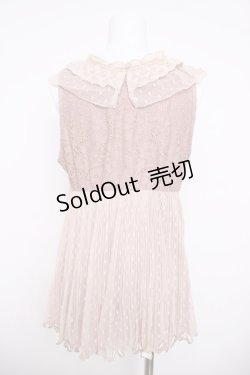 画像2: axes femme / レース切替ノースリーブトップス  ピンク Y-26-03-30-070-AX-TO-SZ-ZY