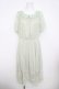 画像1: axes femme / 裾レース透けロングワンピース  ミント Y-26-03-30-071-AX-OP-SZ-ZY (1)