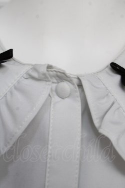 画像3: axes femme POETIQUE / プチリボンビッグ襟ブラウス  白 Y-26-03-30-006-AX-BL-SZ-ZY