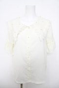 axes femme / パールビッグ襟ブラウス M 生成り Y-26-03-30-007-AX-BL-SZ-ZY