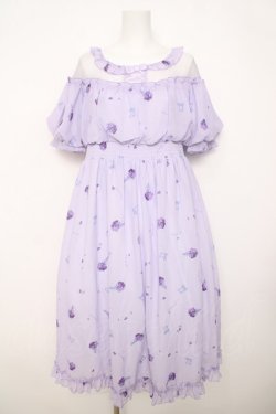 画像1: To Alice / 紫陽花柄ワンピース S ラベンダー Y-26-03-30-084-LO-OP-SZ-ZY