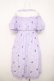 画像2: To Alice / 紫陽花柄ワンピース S ラベンダー Y-26-03-30-084-LO-OP-SZ-ZY (2)
