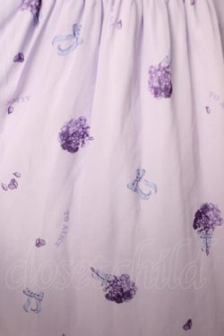 画像3: To Alice / 紫陽花柄ワンピース S ラベンダー Y-26-03-30-084-LO-OP-SZ-ZY