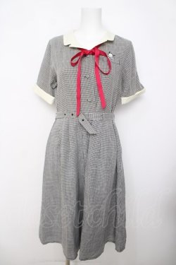 画像1: F i.n.t / クレリック開衿ワンピース/ポチャッコ F 黒 Y-26-03-30-085-CA-OP-SZ-ZY