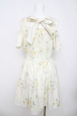 画像2: LIZ LISA / ストライプマーガレットワンピース  イエロー Y-26-03-30-087-LO-OP-SZ-ZY