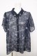 画像1: axes femme / 星座柄シフォンブラウス M 紺 Y-26-03-30-028-AX-BL-SZ-ZY (1)