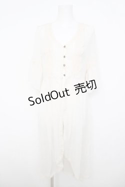 画像1: axes femme / バックレースデザインガウン M 生成り Y-26-03-30-041-AX-TO-SZ-ZY