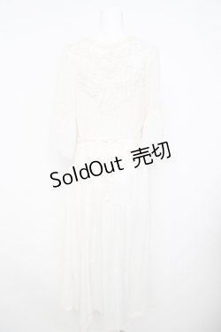 画像2: axes femme / バックレースデザインガウン M 生成り Y-26-03-30-041-AX-TO-SZ-ZY