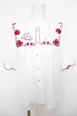 画像1: Amavel / Apple Cherryブラウス F 赤 Y-26-03-30-043-CA-BL-SZ-ZY (1)