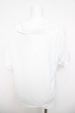 画像2: Fi.n.t / リトルローズ刺繍カットワーク衿ブラウス F ホワイトブルー Y-26-03-30-044-CA-BL-SZ-ZY