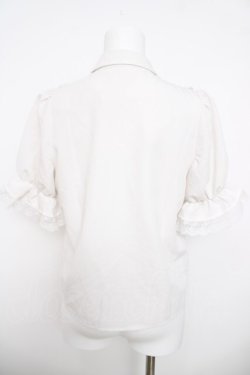 画像2: evelyn / フリルブラウス  白 Y-26-03-30-048-LO-BL-SZ-ZY