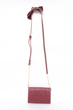 画像2: m petit by misako / ショルダーバッグ  濃赤 Y-26-04-01-045-LO-BG-SZ-ZY