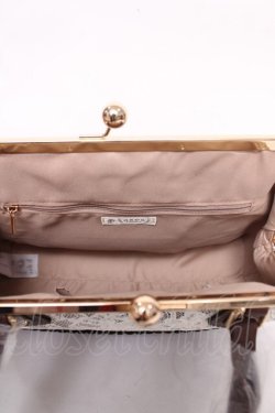 画像3: axes femme / レース重ねがま口ボストン  Dブラウン Y-26-04-01-050-AX-BG-SZ-ZY