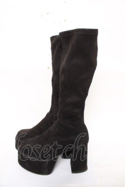 画像2: evelyn / オリジナル厚底ブーツ M 黒 Y-26-04-01-057-LO-SH-SZ-ZY