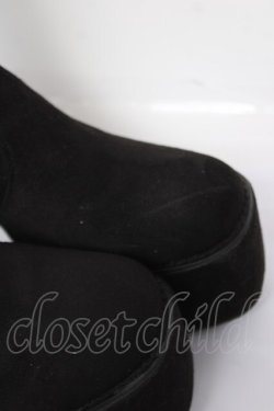 画像5: evelyn / オリジナル厚底ブーツ M 黒 Y-26-04-01-057-LO-SH-SZ-ZY