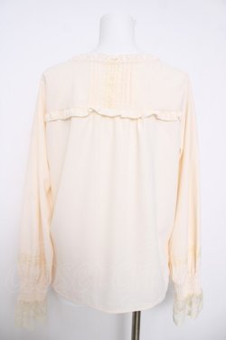 画像2: axes femme / 20th/フリルブラウス F 生成り Y-26-04-01-065-AX-BL-SZ-ZY