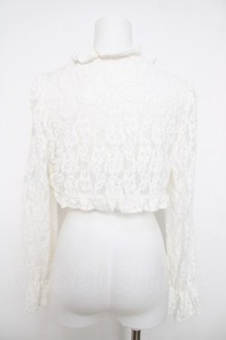 画像2: Ank Rouge / レースカーデ M 白 Y-26-04-01-079-CA-TO-SZ-ZY