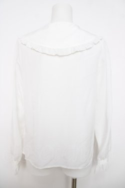 画像2: Amavel / カトラリー刺繍ブラウス  白 Y-26-04-01-082-CA-BL-SZ-ZY