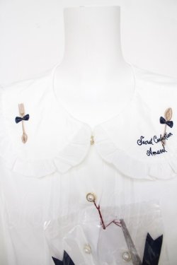 画像3: Amavel / カトラリー刺繍ブラウス  白 Y-26-04-01-082-CA-BL-SZ-ZY