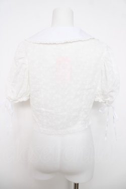 画像2: lilLilly / アシンメトリーブラウス F ホワイト Y-26-04-01-084-LO-BL-SZ-ZY