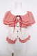 画像1: lilLilly / 【airi×Starry】フェアリーホイップブラウス F レッド Y-26-04-01-089-LO-BL-SZ-ZY (1)