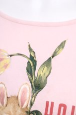 画像3: PINK HOUSE / チューリップうさぎプリントカットソー F ピンク Y-26-04-01-092-LO-TO-SZ-ZY (3)