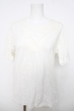 画像1: PINK HOUSE / フルーツワッペン付きセーラープルオーバー F 白 Y-26-04-01-096-LO-TO-SZ-ZY