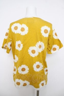 画像2: PINK HOUSE / ひまわり柄Tシャツ F イエロー Y-26-04-01-097-LO-TO-SZ-ZY