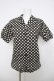 画像1: PINK HOUSE / 水玉柄半袖シャツ F 黒 Y-26-04-01-100-LO-BL-SZ-ZY (1)